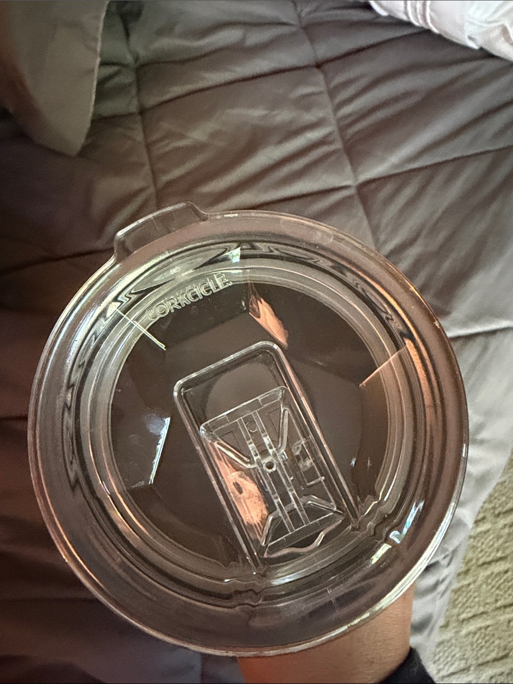 Corkcicle Pink & White Floral Travel Tumbler - Picture 2 of 4